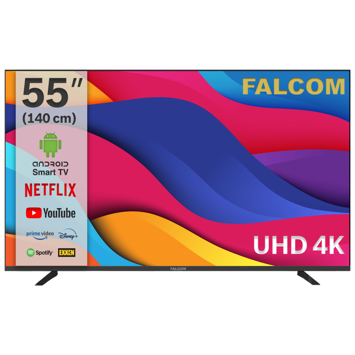 Falcom 55" Smart LED TV sa 4K UHD ekranom i Android operativnim sistemom