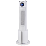 Zilan 3u1 grijalica sa keramičkim grijačem i ovlaživačem zraka, bele boje, sa LED ekranom i daljinskim upravljačem.