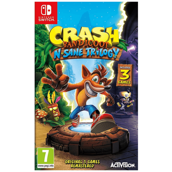 Crash Bandicoot N.Sane Trilogy za Nintendo Switch - omot igre