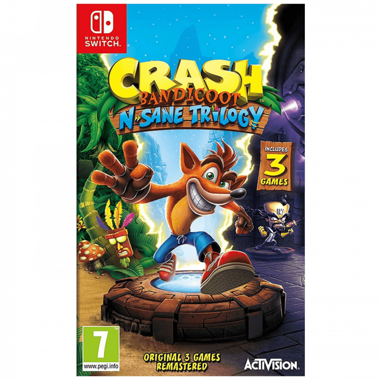 Crash Bandicoot N.Sane Trilogy za Nintendo Switch - omot igre