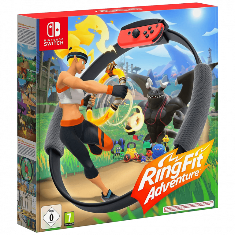 Nintendo Switch Ring Fit Adventure sa Ring Con i trakom za noge