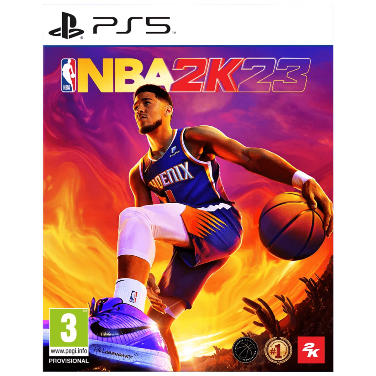 Omot igre NBA 2K23 za PlayStation 5 sa najpopularnijim košarkašima