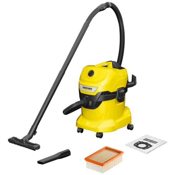 Karcher WD 4 V-20/5/22 usisavač za mokro i suvo čišćenje sa velikim spremnikom i ergonomskim dizajnom