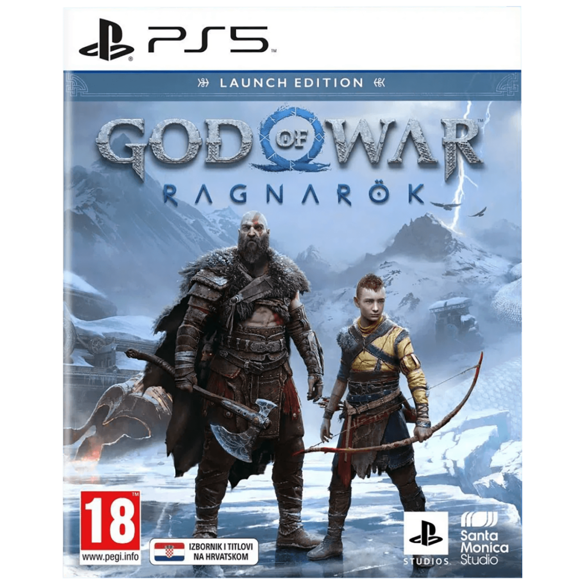 Omot igre God of War: Ragnarok Launch Edition za PlayStation 5