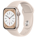 Apple Watch Series 8 GPS 41mm Starlight sa staklenim ekranom i aluminijskim okvirom