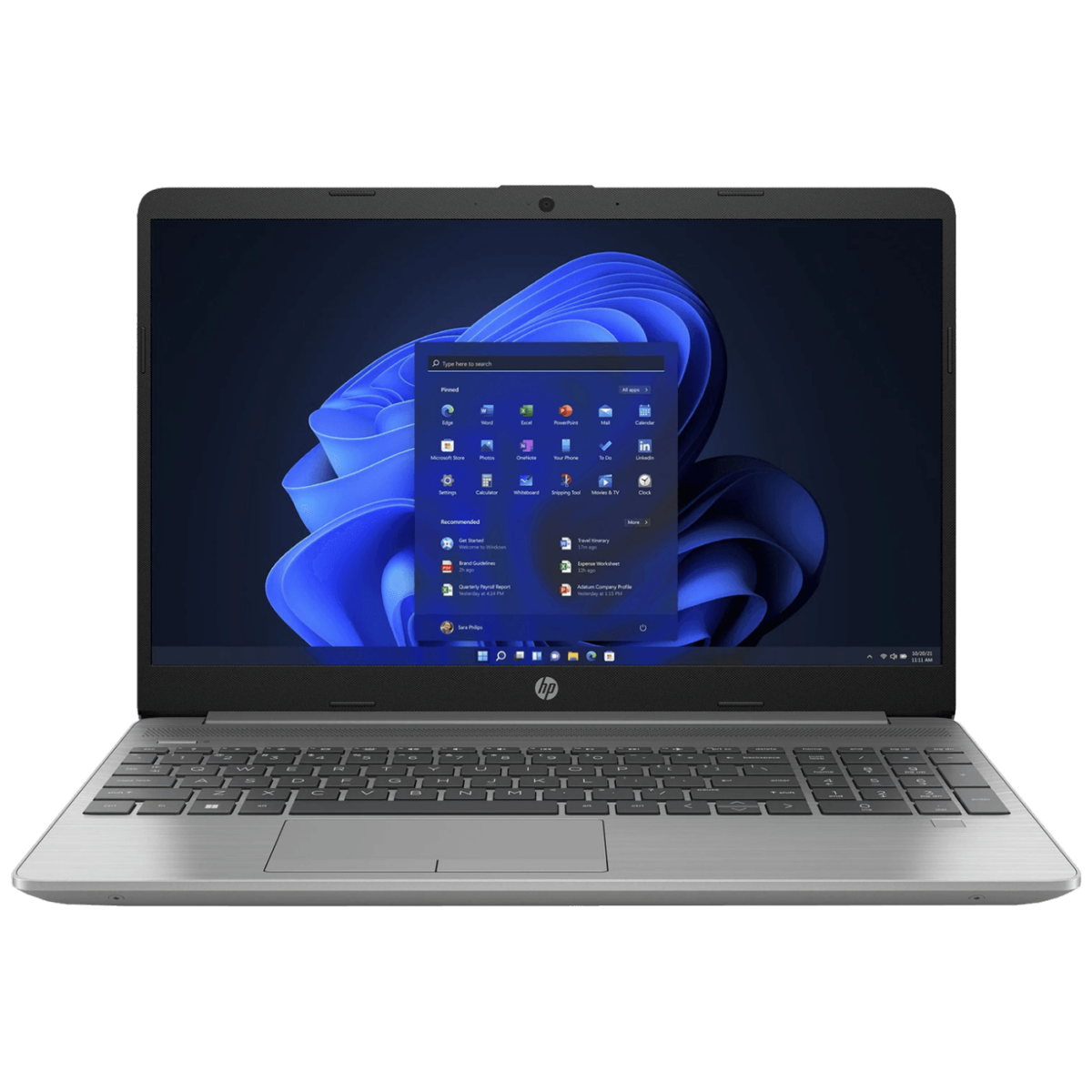 HP 250 G9 laptop sa 15.6" FullHD ekranom na radnom stolu