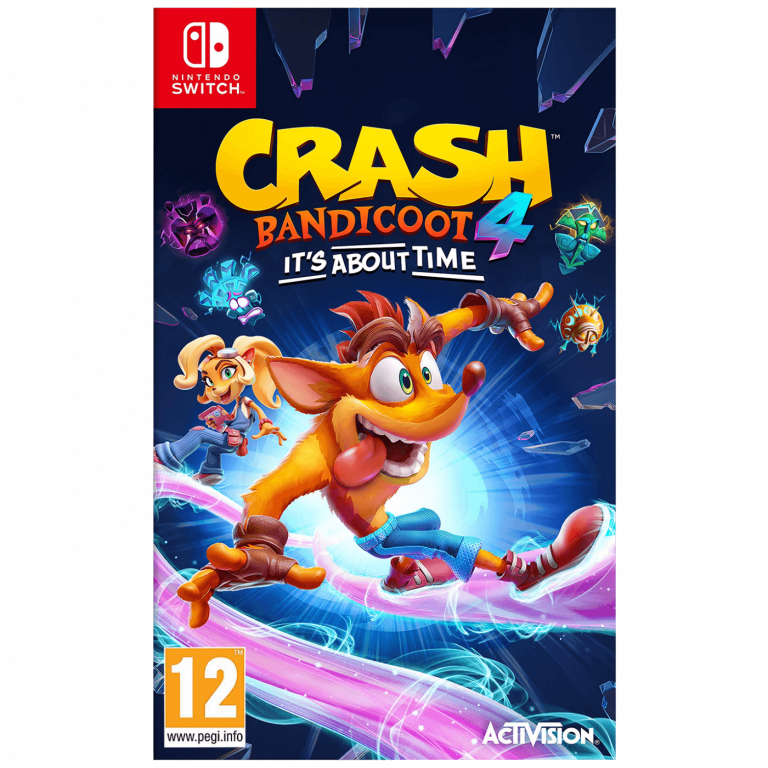 Crash Bandicoot 4: It's About Time naslovnica za Nintendo Switch