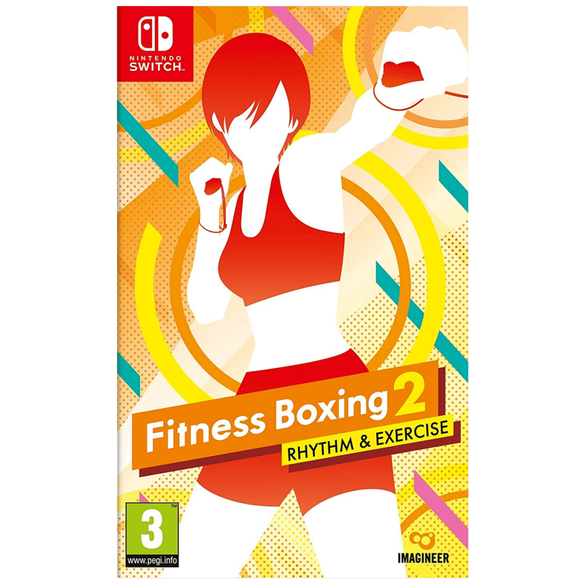 Fitness Boxing 2 igra za Nintendo Switch sa prikazom boksačkih pokreta na ekranu