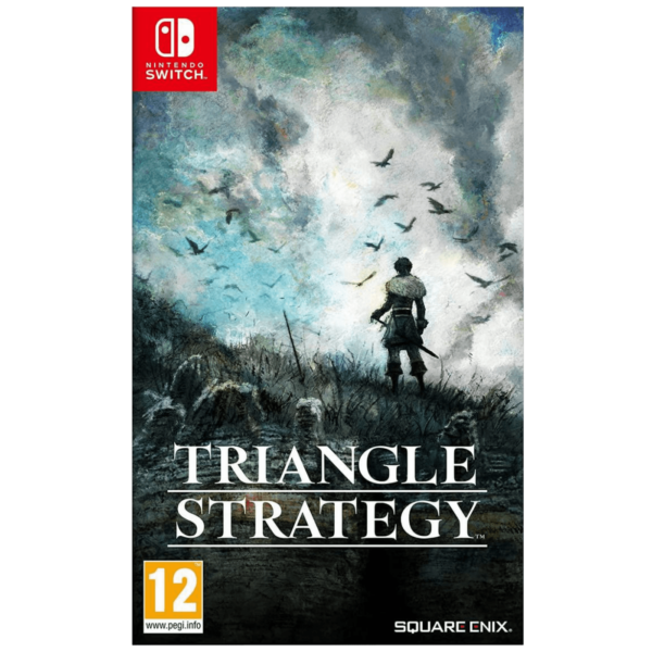 Naslovnica igre Triangle Strategy za Nintendo Switch sa HD-2D grafikom