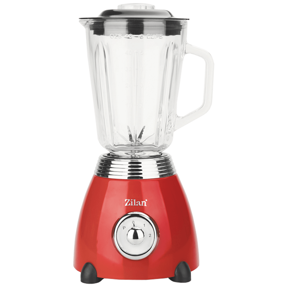Zilan retro blender sa staklenom posudom i metalnim oštricama