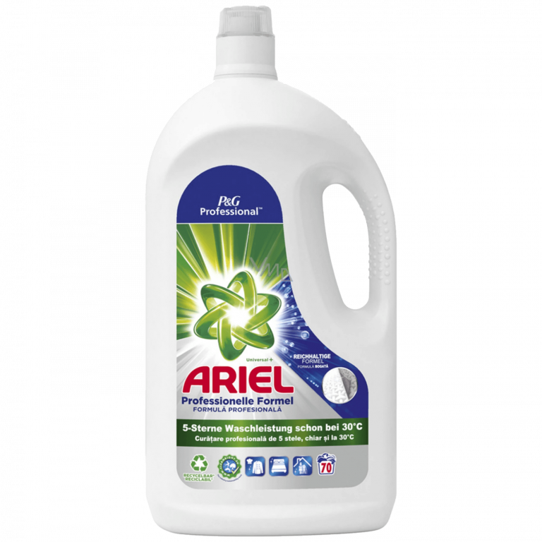 Ariel tečni deterđent Prof Rinse Universal+ 3.85L pakovanje