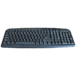 Crna Connect XL tastatura sa multimedijalnim tipkama i USB konektorom