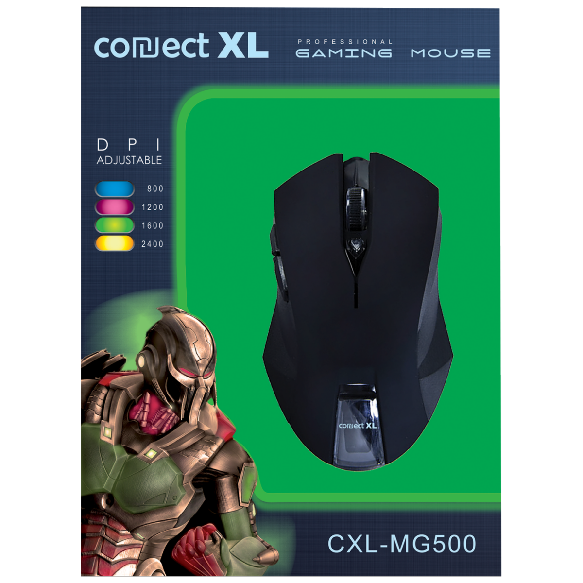 Connect XL GAMER miš sa 6 tipki i ergonomskim dizajnom