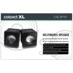 Crni Connect XL zvučnik set 2.0 sa USB priključkom