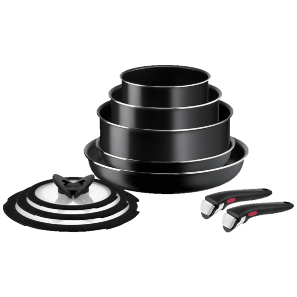 Tefal Ingenio Easy Cook & Clean set 10/1 sa tavama, kaserolama i poklopcima