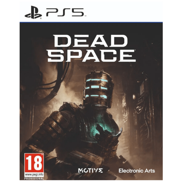 Omot igre Dead Space Remake za PlayStation 5 sa protagonistom Isaacom Clarkom u mračnoj svemirskoj pozadini