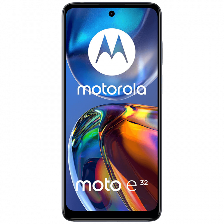Motorola E32 pametni telefon u misty silver boji sa 6.5" ekranom i trostrukom kamerom