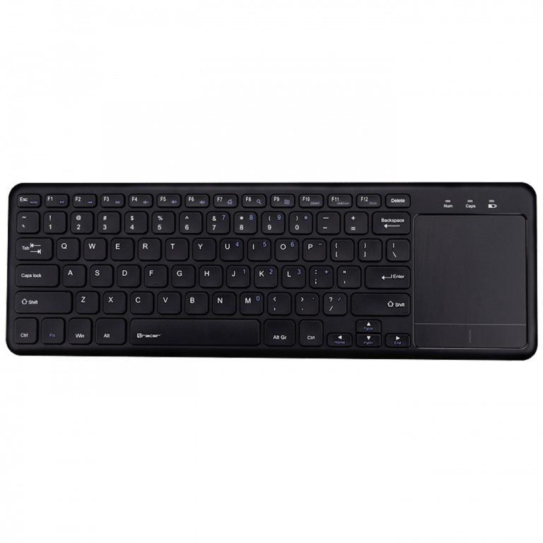 Tracer bežična tastatura sa ugrađenim touchpad-om, elegantnog dizajna i crne boje