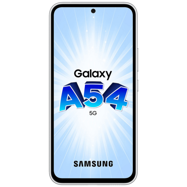 Samsung Galaxy A54 5G beli telefon sa 6.4" ekranom i trostrukom kamerom