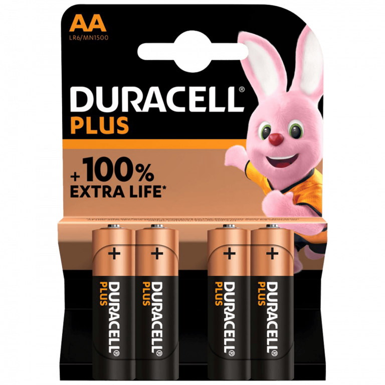 Duracell AA alkalne baterije u blister pakovanju od 4 komada