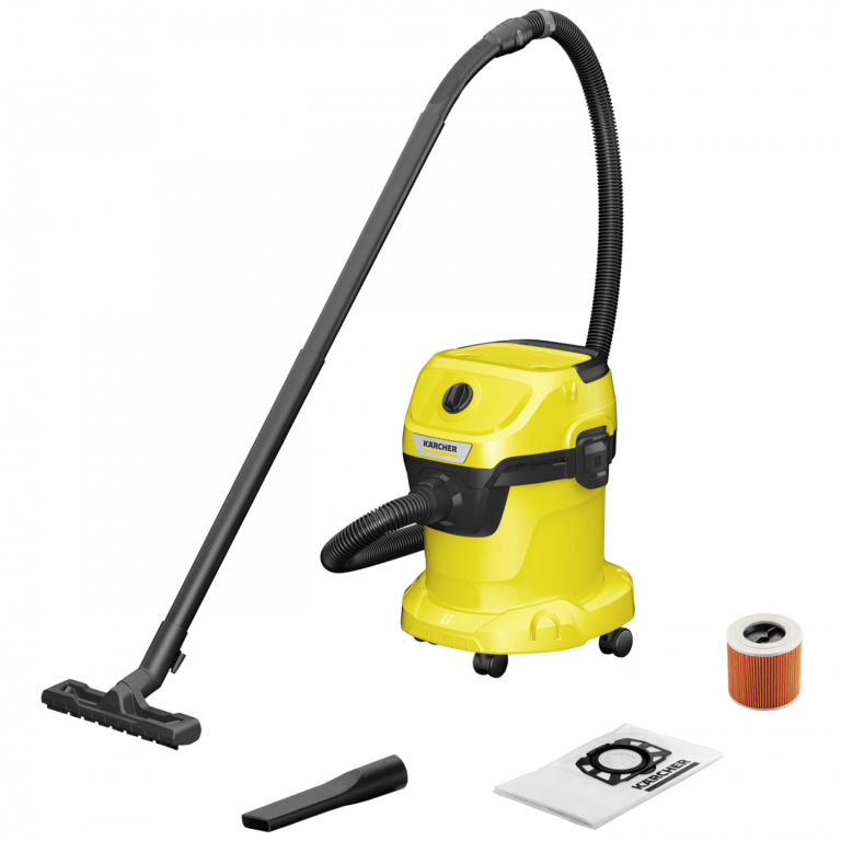 Karcher WD 3 V-17/4/20 usisavač za mokro i suho čišćenje sa kompaktnim dizajnom i 17L spremnikom.