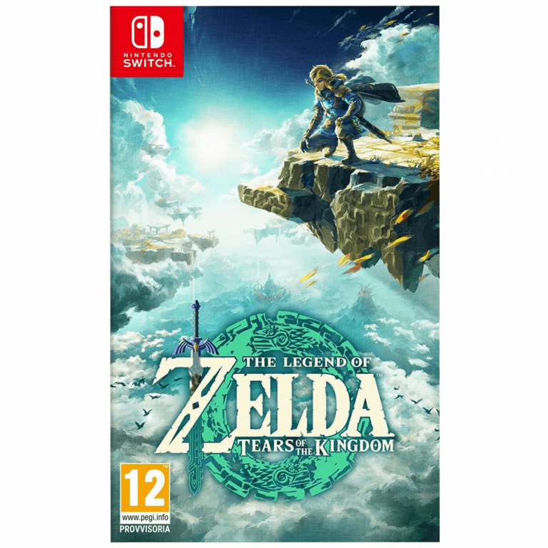 Naslovnica igre The Legend of Zelda: Tears of the Kingdom za Nintendo Switch.