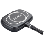 Floria dvostruka grill tava ZLN7019 s bakelitnim ručkama i neljepljivim slojem