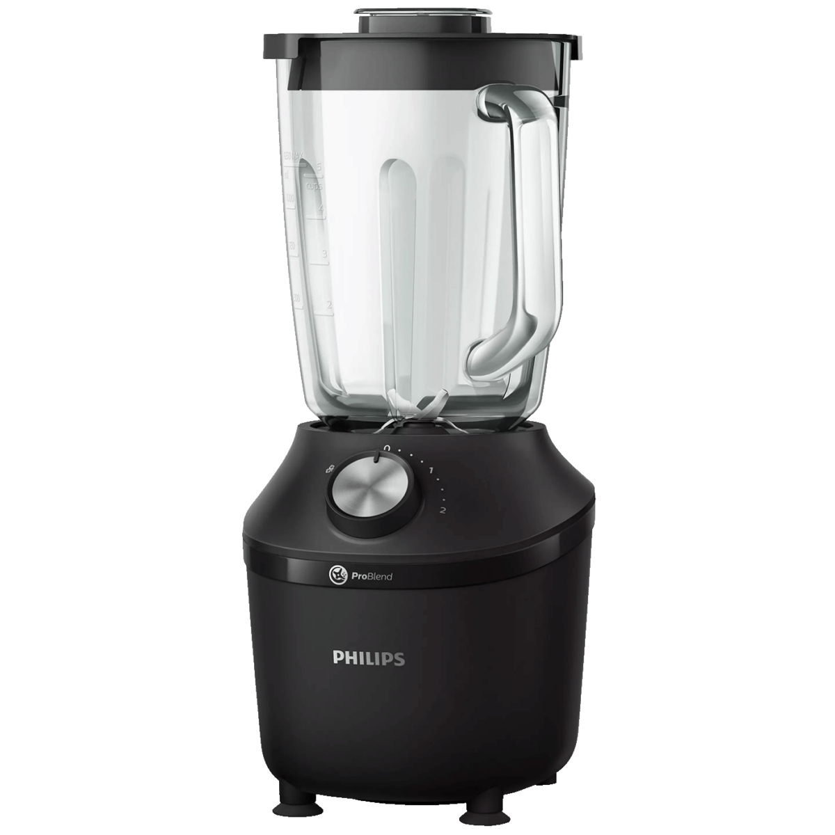 Philips Blender 600W ProBlend sa staklenom teglom od 1.25 litara i ergonomskim dizajnom.