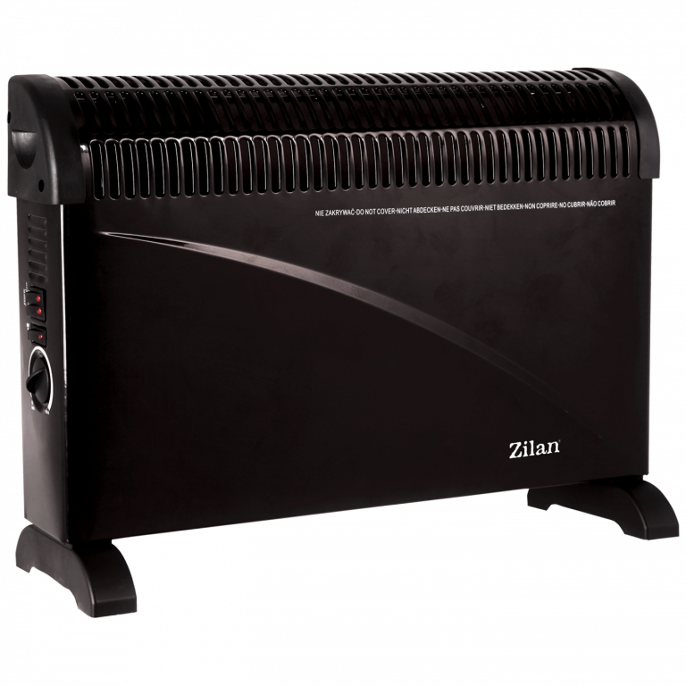 Zilan električna panel grijalica 2000 W, crne boje, sa termostatom