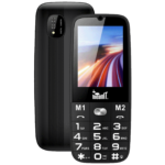 MeanIT Senior 15 crni mobilni telefon sa velikim tipkama i SOS dugmetom