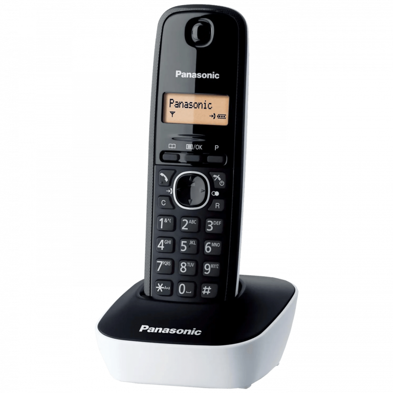 Panasonic KX-TG1611FXW bežični telefon u bijelo-crnoj boji sa LED displejem