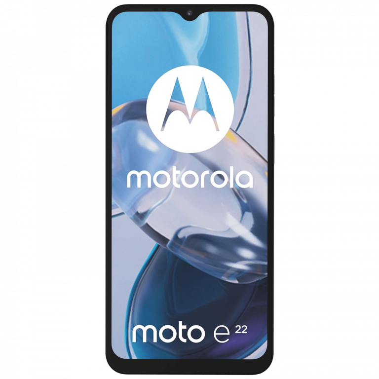 Motorola E22 Astro Black smartphone sa 6.5" ekranom i dual kamerom