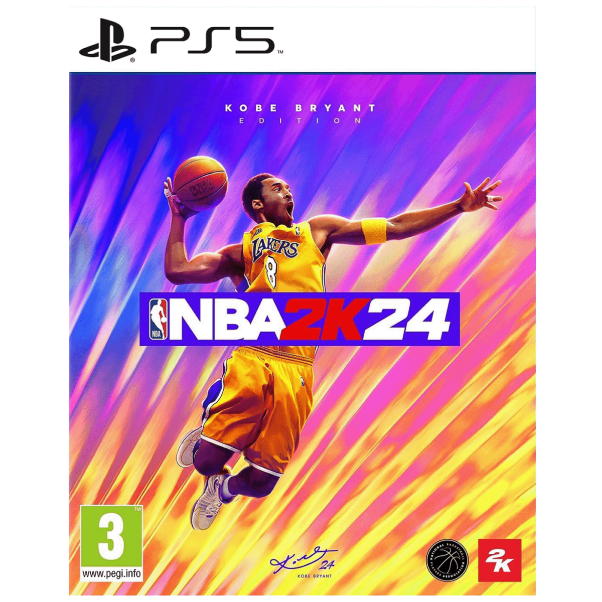 Omot igre NBA 2K24 Standard Edition za PlayStation 5 sa prikazom košarkaša u akciji