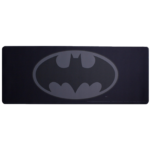 Paladone podloga za miš sa crnim Batman logom na sivoj podlozi, dimenzije 30x80 cm
