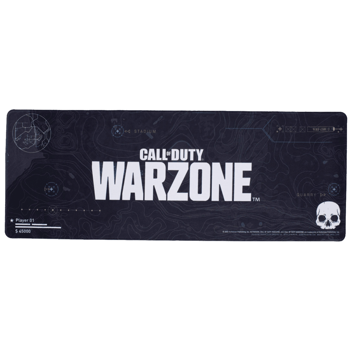 Paladone podloga za miš COD Warzone sa topografskom mapom i HUD elementima