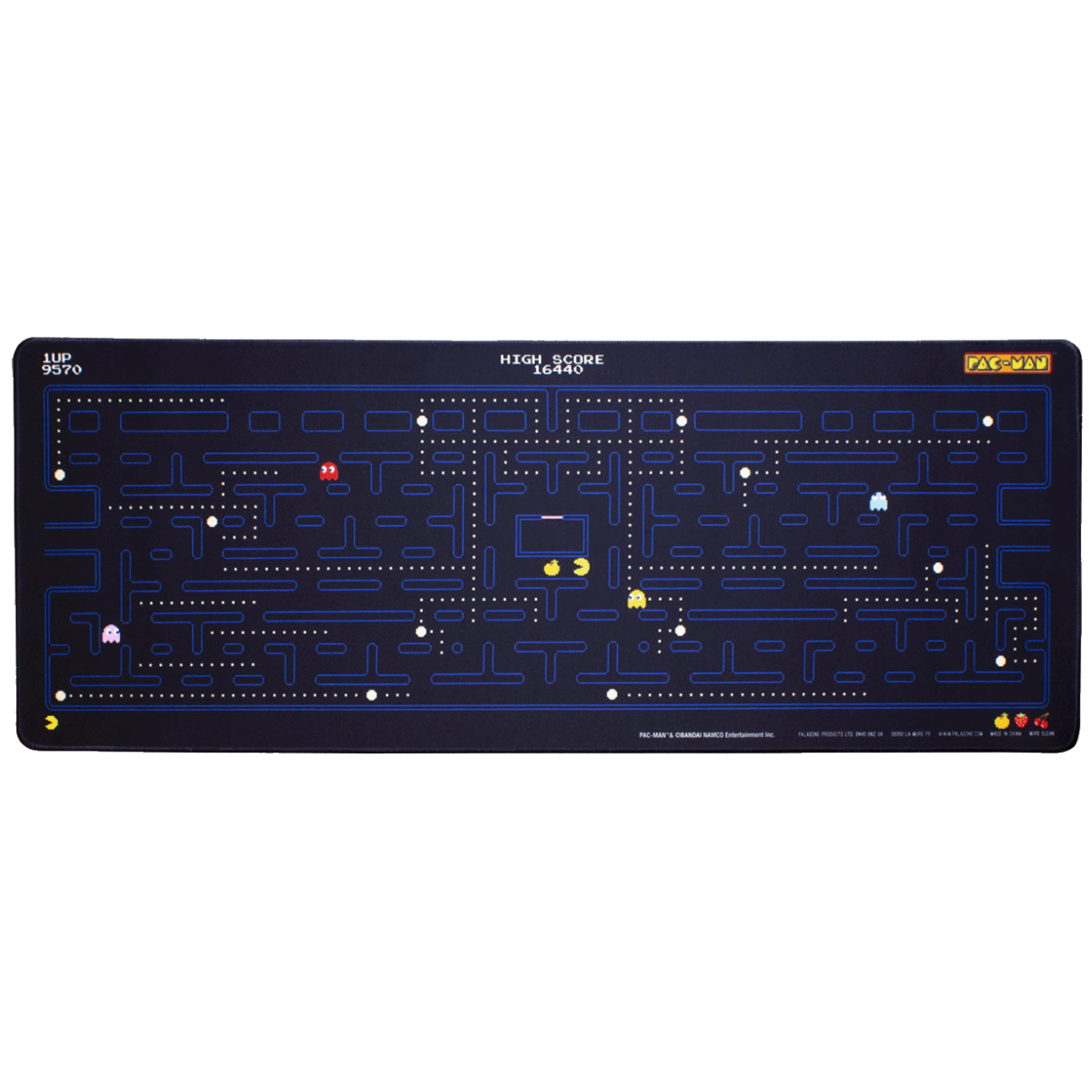 Paladone Pac-Man podloga za miš sa živopisnim dizajnom, dimenzije 30x80 cm