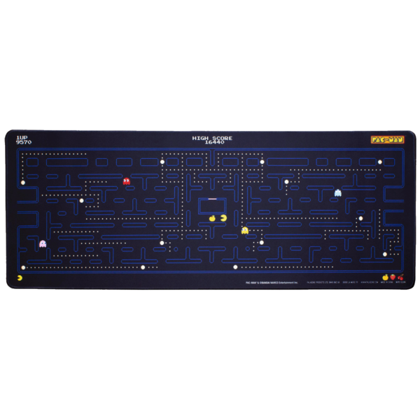 Paladone Pac-Man podloga za miš sa živopisnim dizajnom, dimenzije 30x80 cm