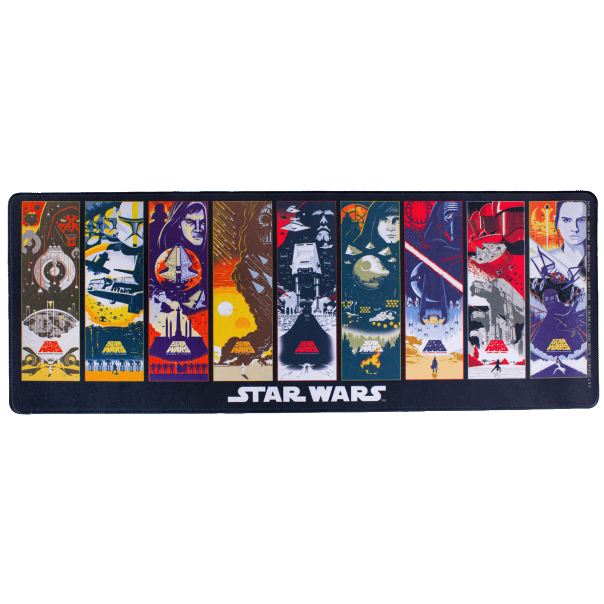 Paladone Star Wars podloga za miš sa scenama iz filmova, dimenzije 30x80 cm