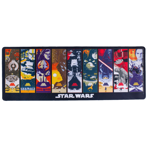 Paladone Star Wars podloga za miš sa scenama iz filmova, dimenzije 30x80 cm