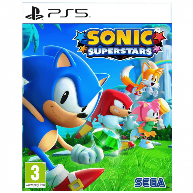 Omot igre Sonic Superstars za PlayStation 5