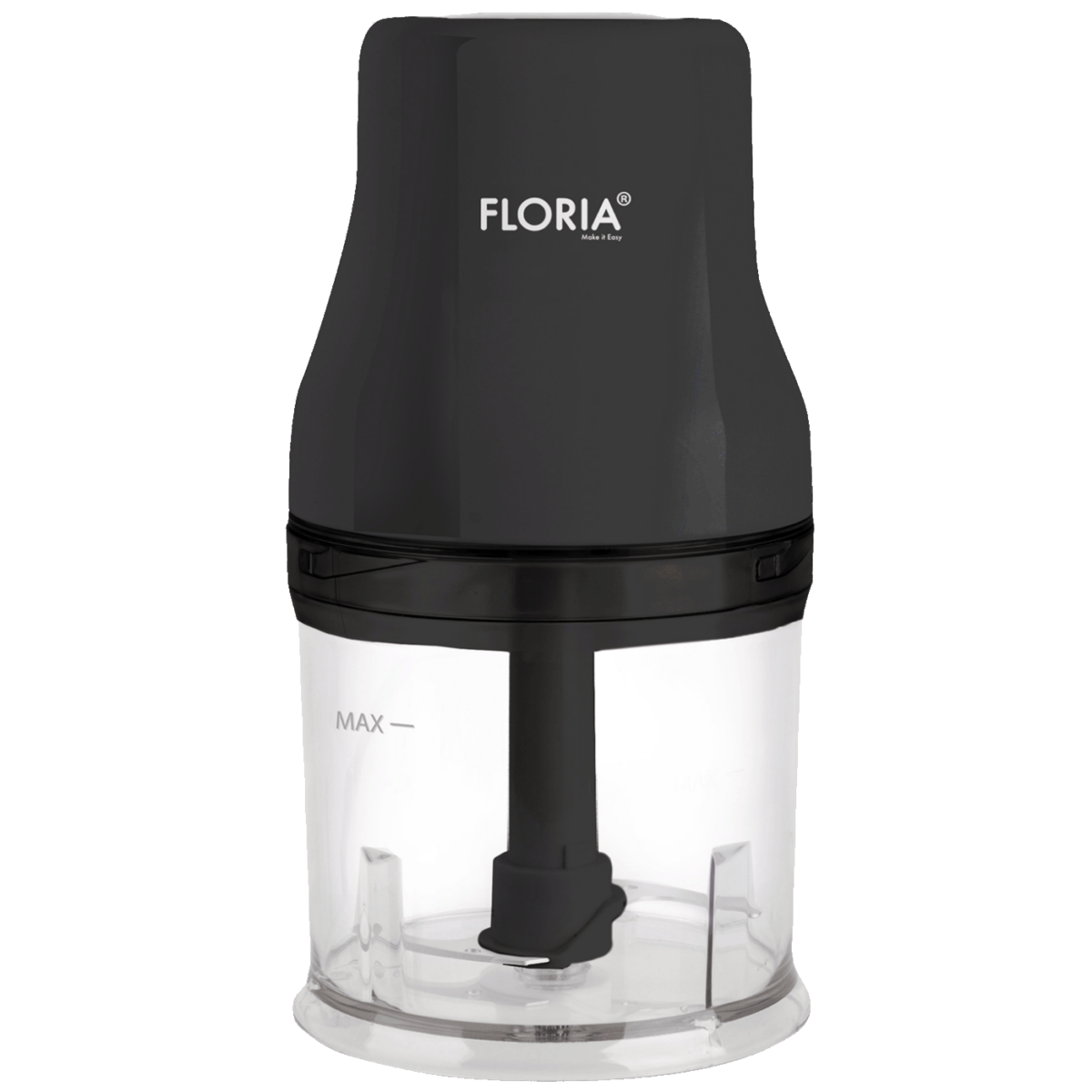 Floria sjeckalica ZLN3035 sa posudom od 500ml i crvenim gumiranim nožicama