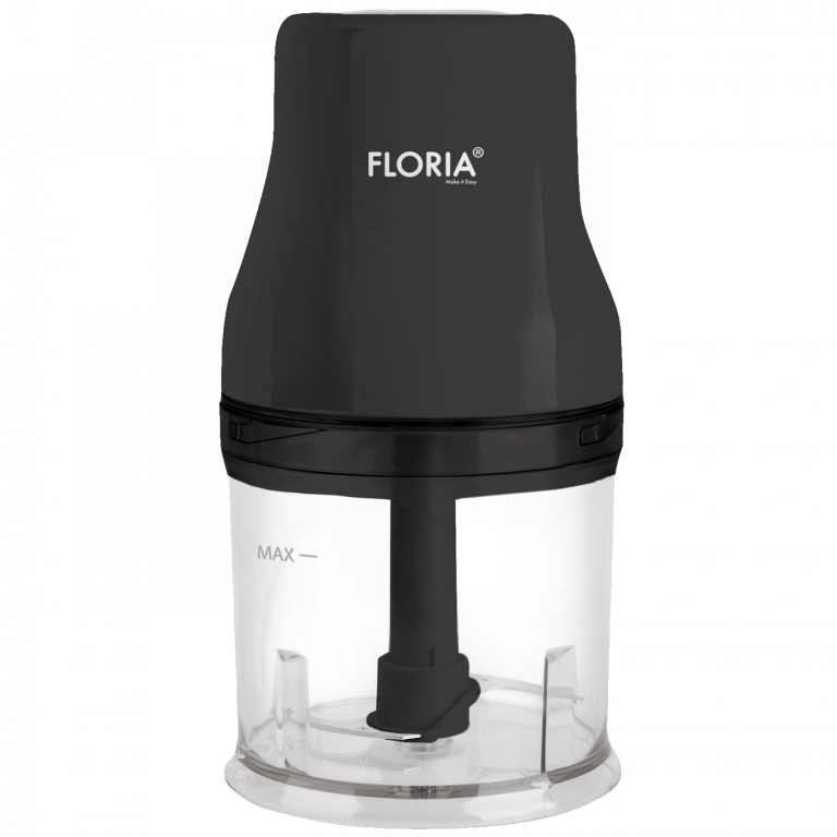 Floria sjeckalica ZLN3035 sa posudom od 500ml i crvenim gumiranim nožicama