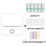 NN-Su X6 Mini Printer - kompaktan mobilni printer sa Bluetooth vezom i termalnim štampanjem bez tinte