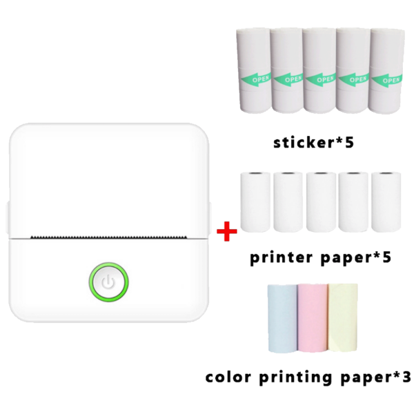 NN-Su X6 Mini Printer - kompaktan mobilni printer sa Bluetooth vezom i termalnim štampanjem bez tinte
