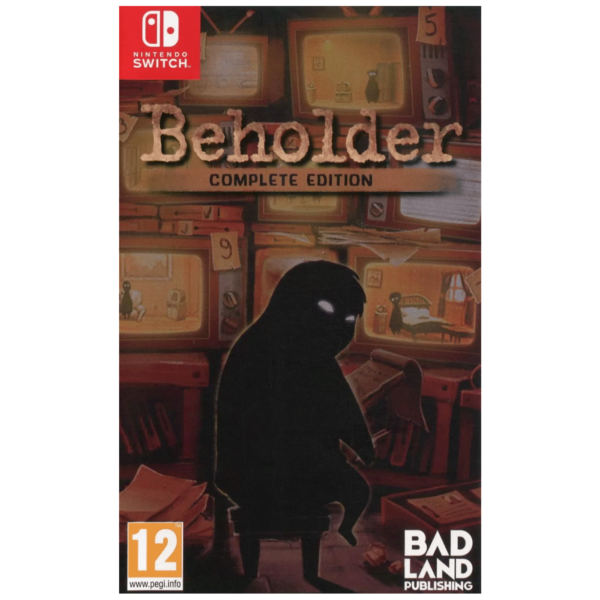 Nintendo Switch igra Beholder Complete Edition - omot sa distopijskim motivima
