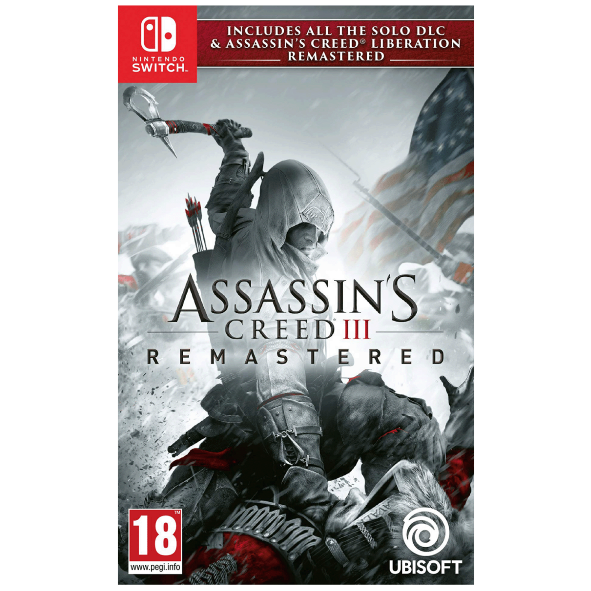 Assassin's Creed III Remastered za Nintendo Switch - naslovnica igre