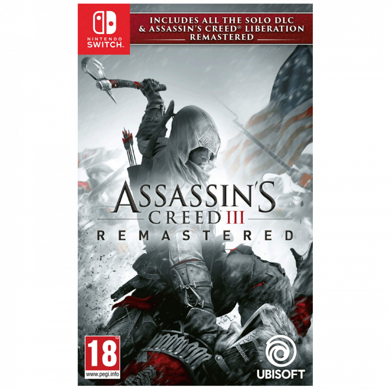 Assassin's Creed III Remastered za Nintendo Switch - naslovnica igre