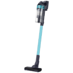 Samsung bežični usisivač Jet 60 Turbo u tirkizno zelenoj boji sa četkom i postoljem za punjenje