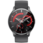 Hoco Y15 pametni sat s crnim silikonskim remenom i AMOLED zaslonom