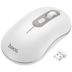 HOCO GM21 bežični optički miš u boji platinum white/gray sa USB nano priključkom